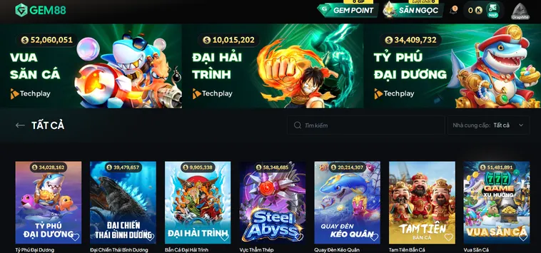 Hủy Diệt Đại Dương Săn Hũ Khổng Lồ Cùng Siêu Phẩm Bắn Cá Gem88 Cực Khủng