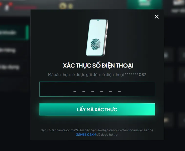 Xác Thực SĐT - Bảo Mật Cao, An Toàn Nổ Hũ
