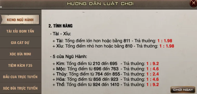 Keno Ngũ Hành Tại Gem88 Chiến Thuật Vận Dụng Phong Thủy Săn Tiền Thưởng Lớn