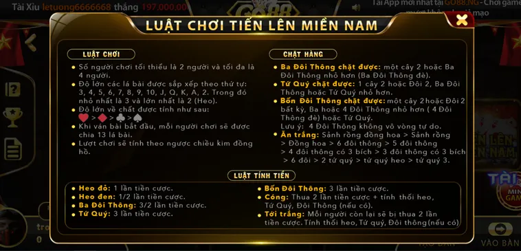 Cách Chơi Tiến Lên Miền Nam Tại Gem88 Bí Kíp Sát Phạt Gom Tiền Tỷ