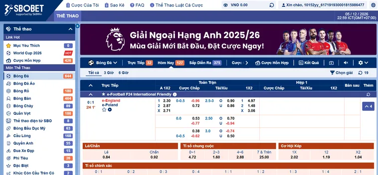 Cách Chơi Thể Thao SBO Sports Tại Gem88 Bí Kíp Đoạt Hũ Tiền Thưởng Cá Độ Quốc Tế