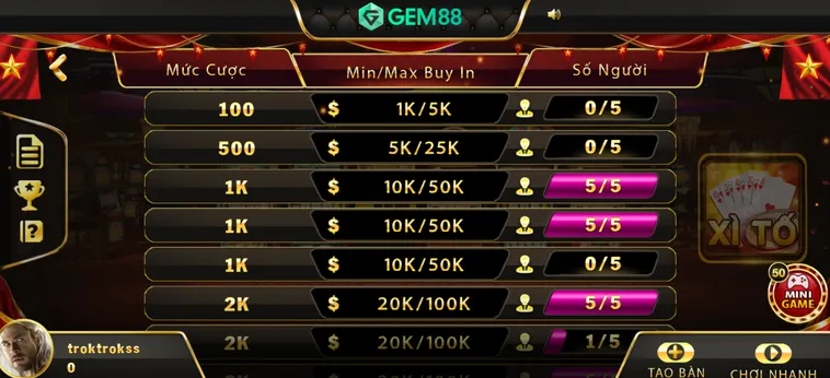 Tuyệt Chiêu Đại Phá Sảnh Cách Chơi Xì Tố Tại Gem88 Ăn Tiền Khổng Lồ